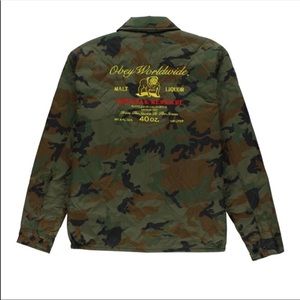 Obey worldwide zip up